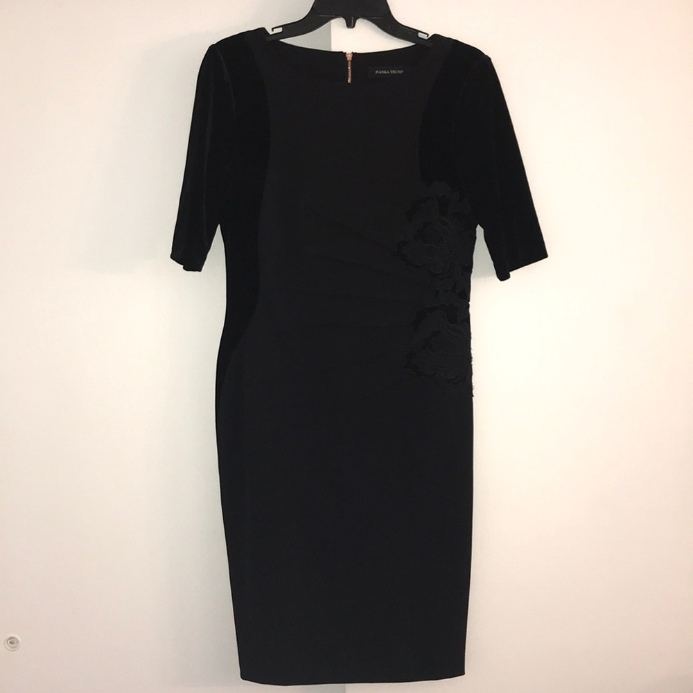 MODEST Velvet Slimming Ivanka Trump Dress